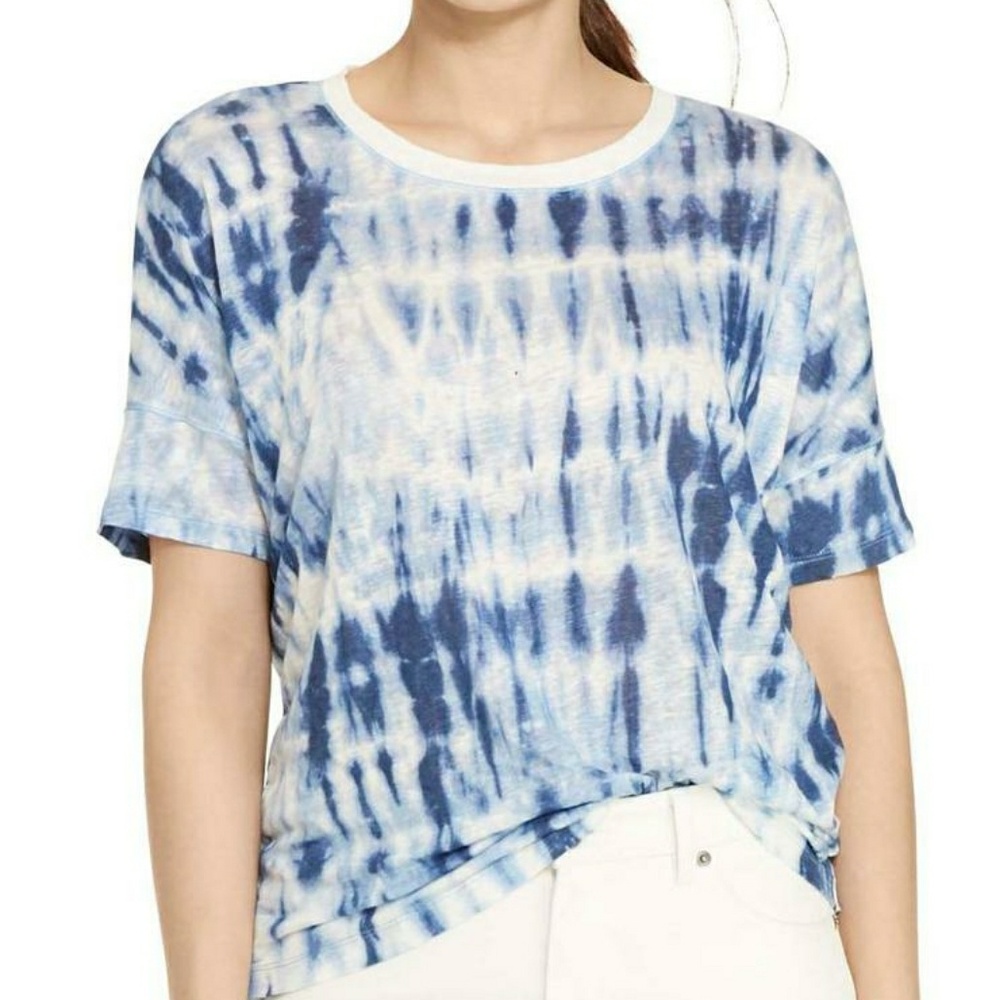 RALPH LAUREN Tie-Dye Linen Tee AVAILABLE size M-L